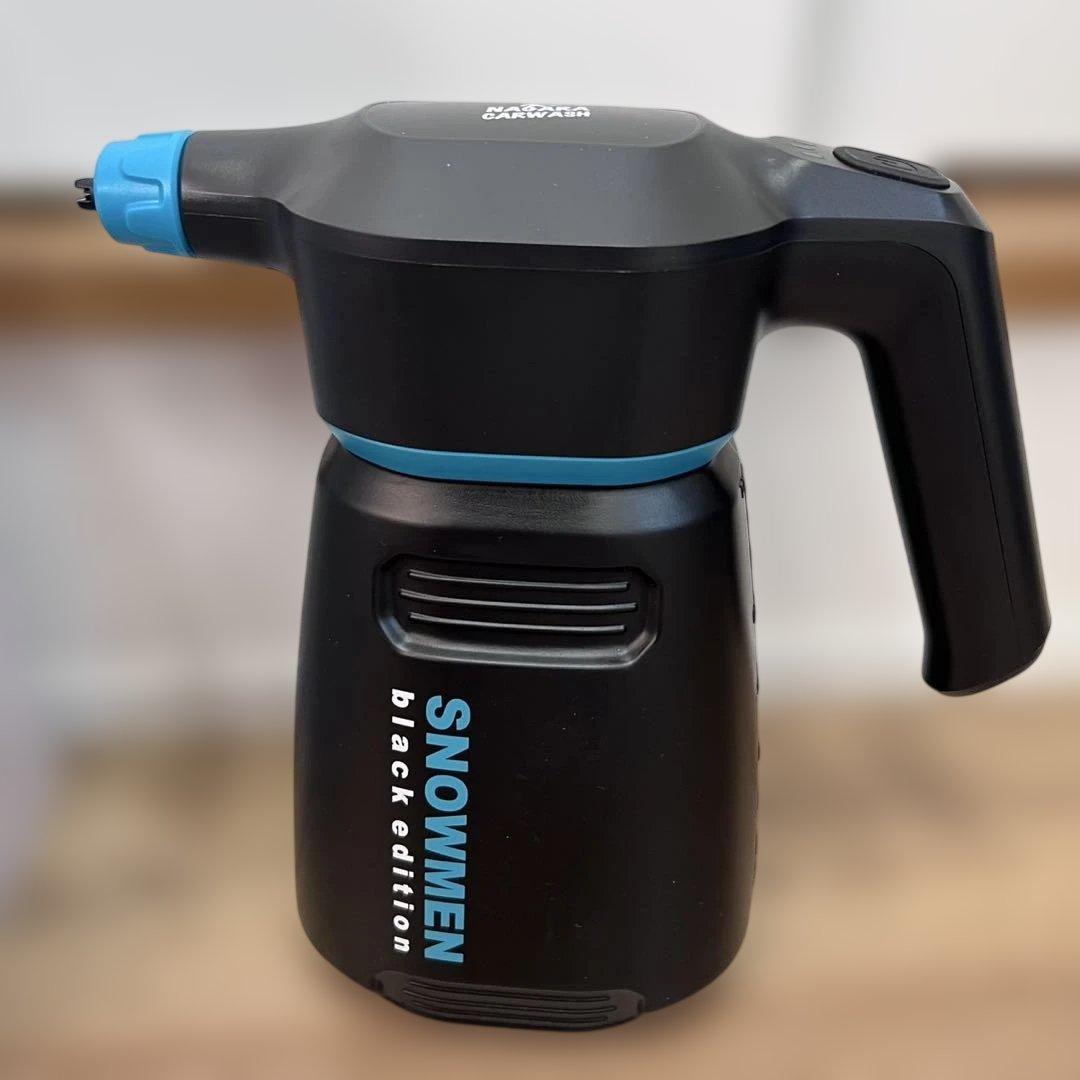 ながら洗車 スノーメン ブラックエディション 自動泡噴霧器 スノーバブル