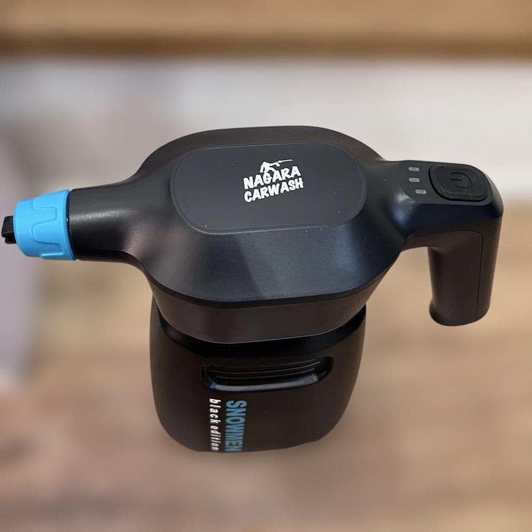 ながら洗車 スノーメン ブラックエディション 自動泡噴霧器 スノーバブル