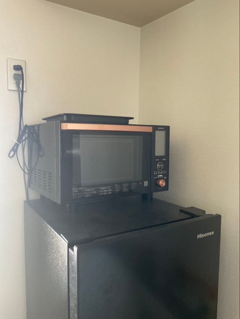 ブラック単機能電子レンジ