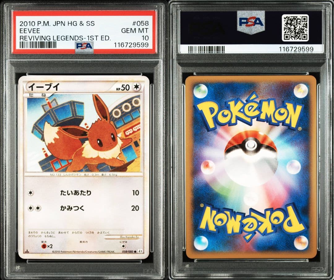 イーブイ 058 psa10 最新ケース