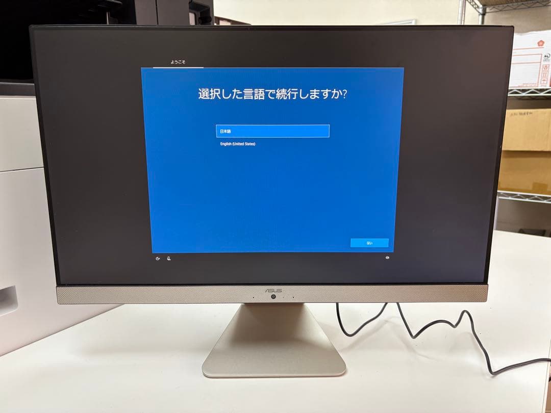 ASUS 液晶一体型デスクトップPC Windows10  22H2