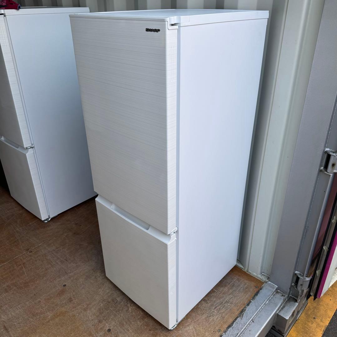 C7712★2021年製美品★シャープ　冷蔵庫　ホワイト 右.左開き　自動霜取り