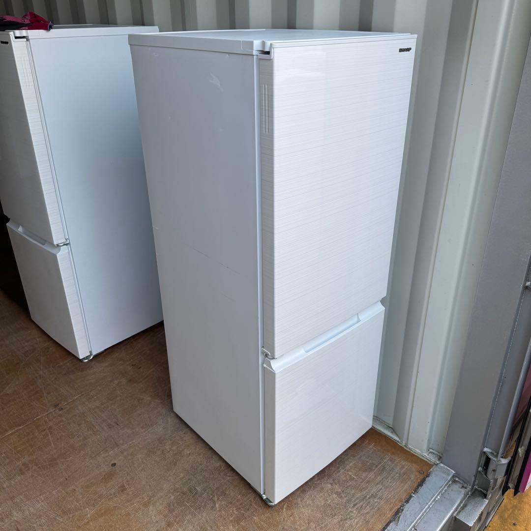 C7712★2021年製美品★シャープ　冷蔵庫　ホワイト 右.左開き　自動霜取り