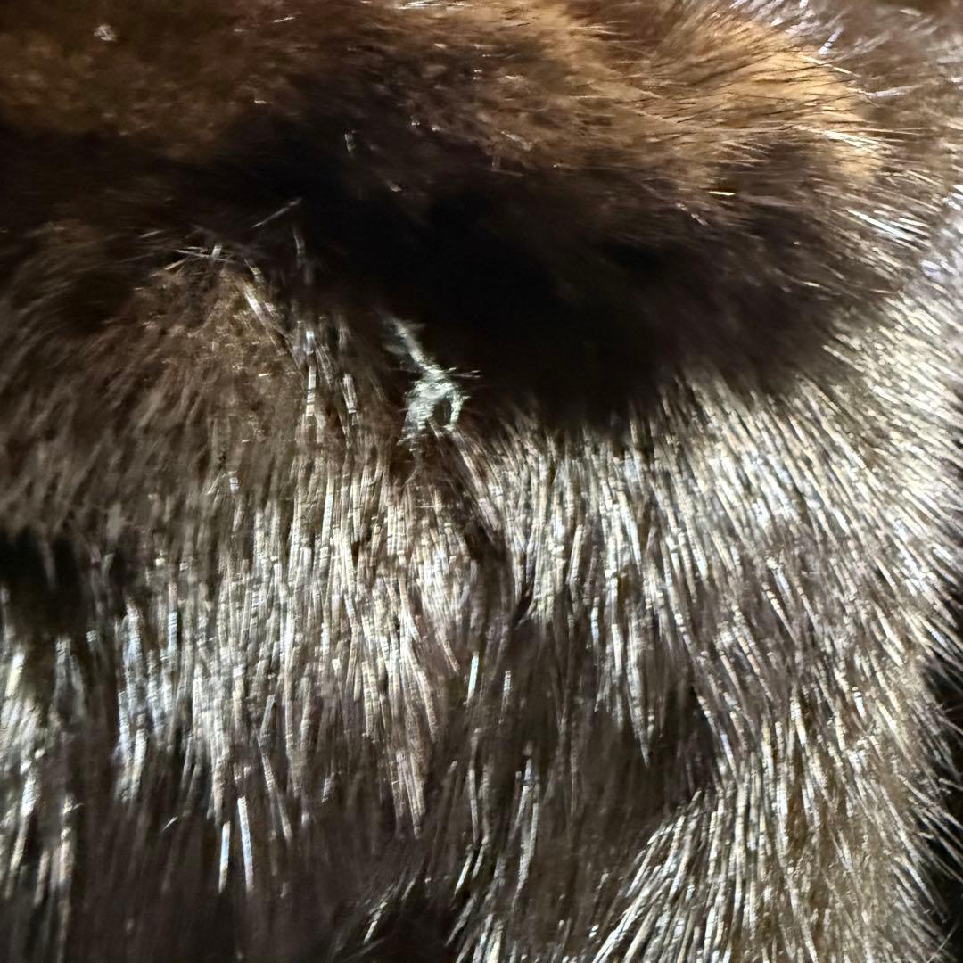 希少デザイン✨ BLACKGLAMA グラマミンク ショートコート サイズM