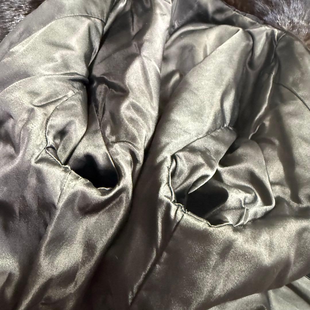 希少デザイン✨ BLACKGLAMA グラマミンク ショートコート サイズM