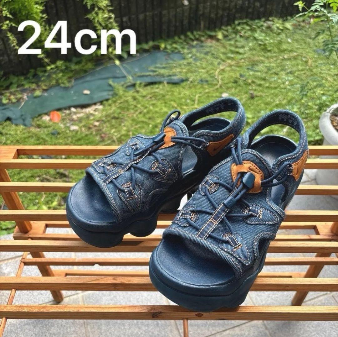 【美品】NIKE　エアマックス　サンダル　デニム　24cm