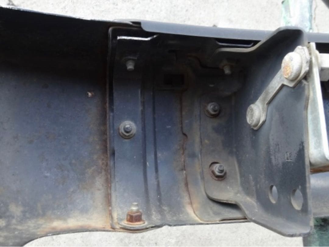 希少 D21 テラノ 後期 メッキ 純正 リアバンパー