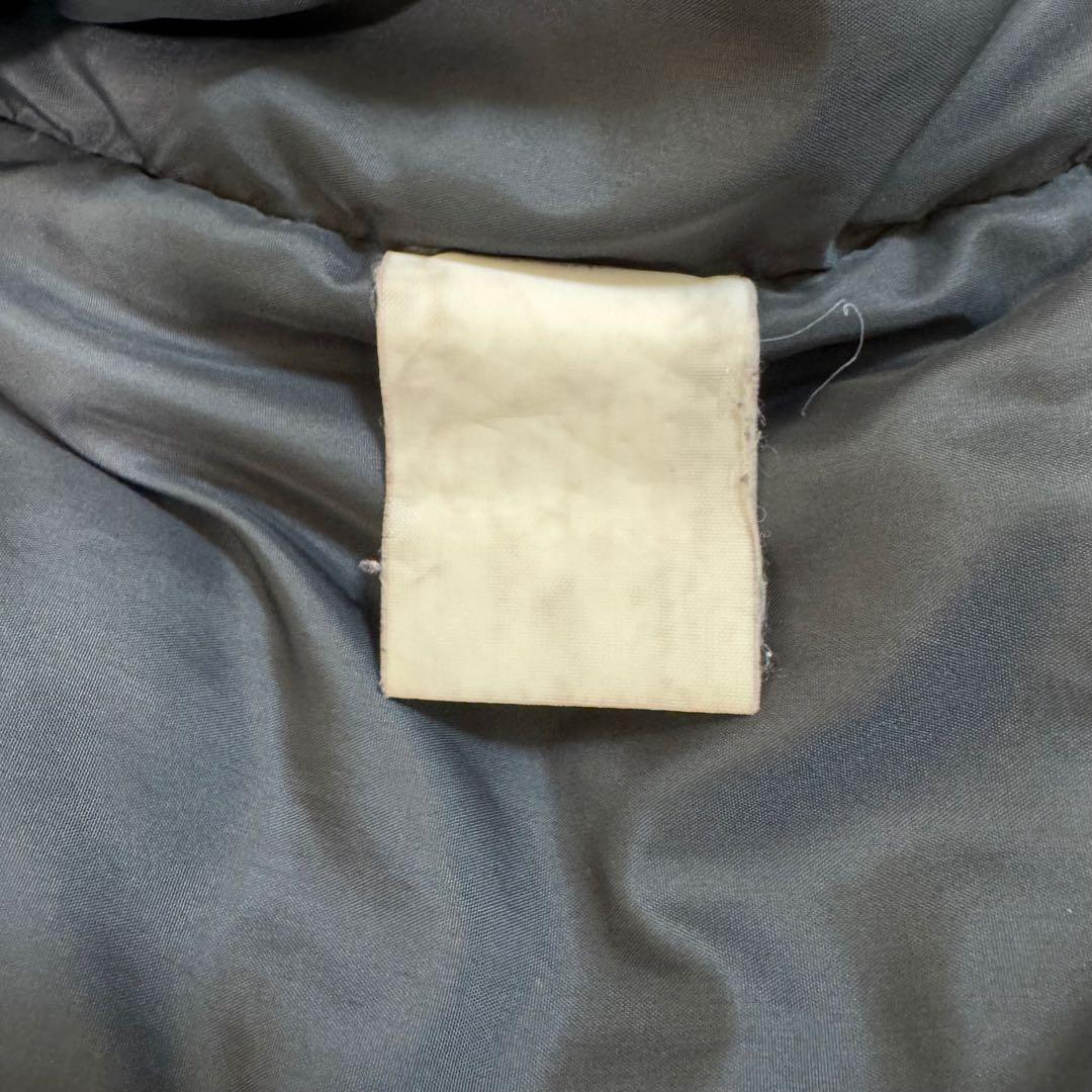 ノースフェイス ダウンベスト 海外限定 カラー ネイビー グレー メンズ XL