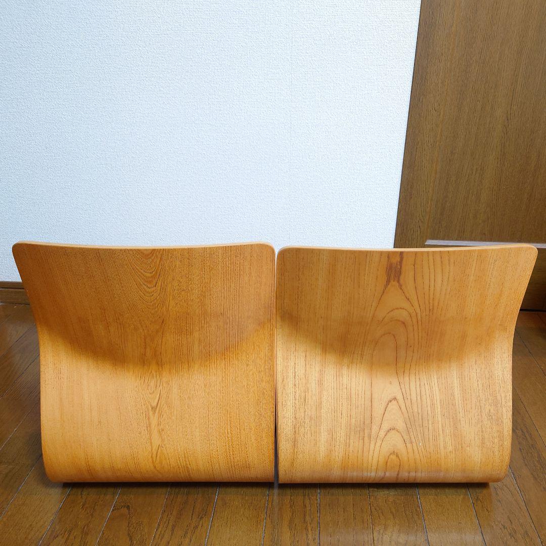 天童木工 Tendo 木製 座椅子 4脚 和室 旅館　②