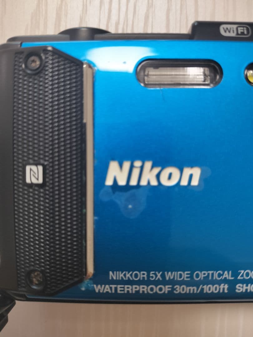 デジタルカメラ・NIKON・Coolpix・AW130・ブルー・防水・耐衝撃