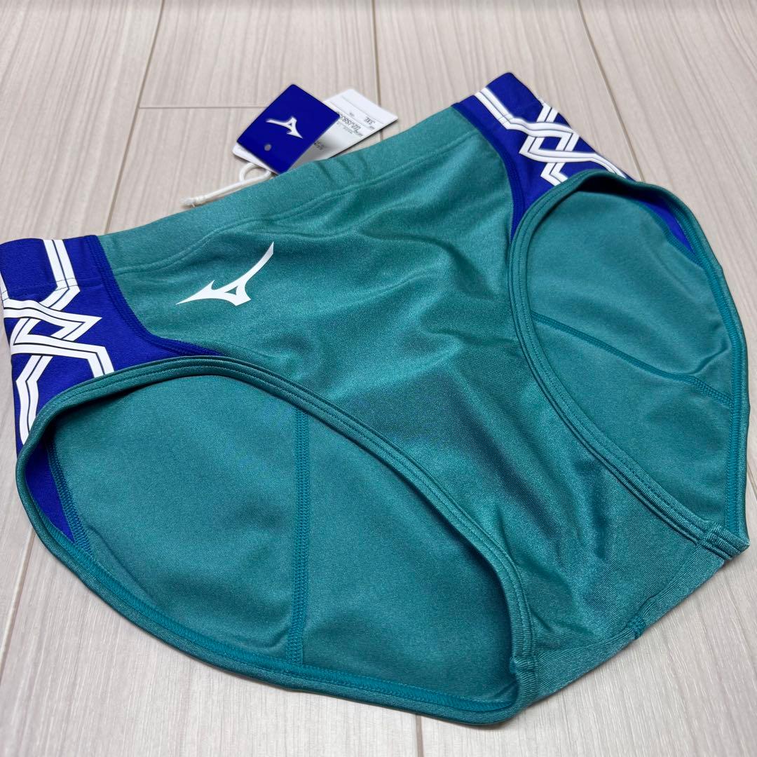 ミズノ　女子陸上レーシングショーツ　3XLサイズ　Rグリーン×サーフブルー　新品