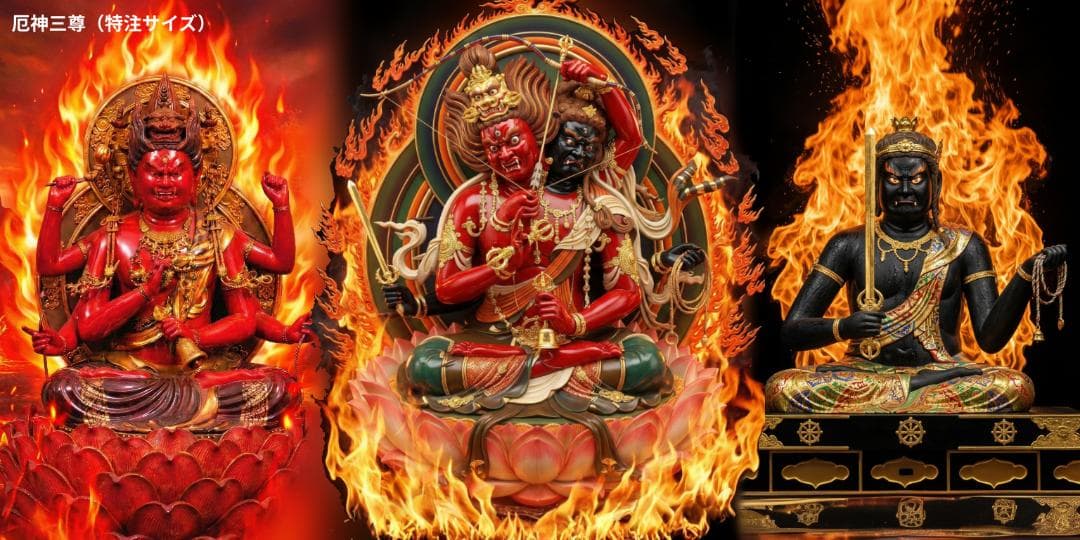 おまとめ_りんご様_3点_お不動様(A4)・妙見様1,2(2L)