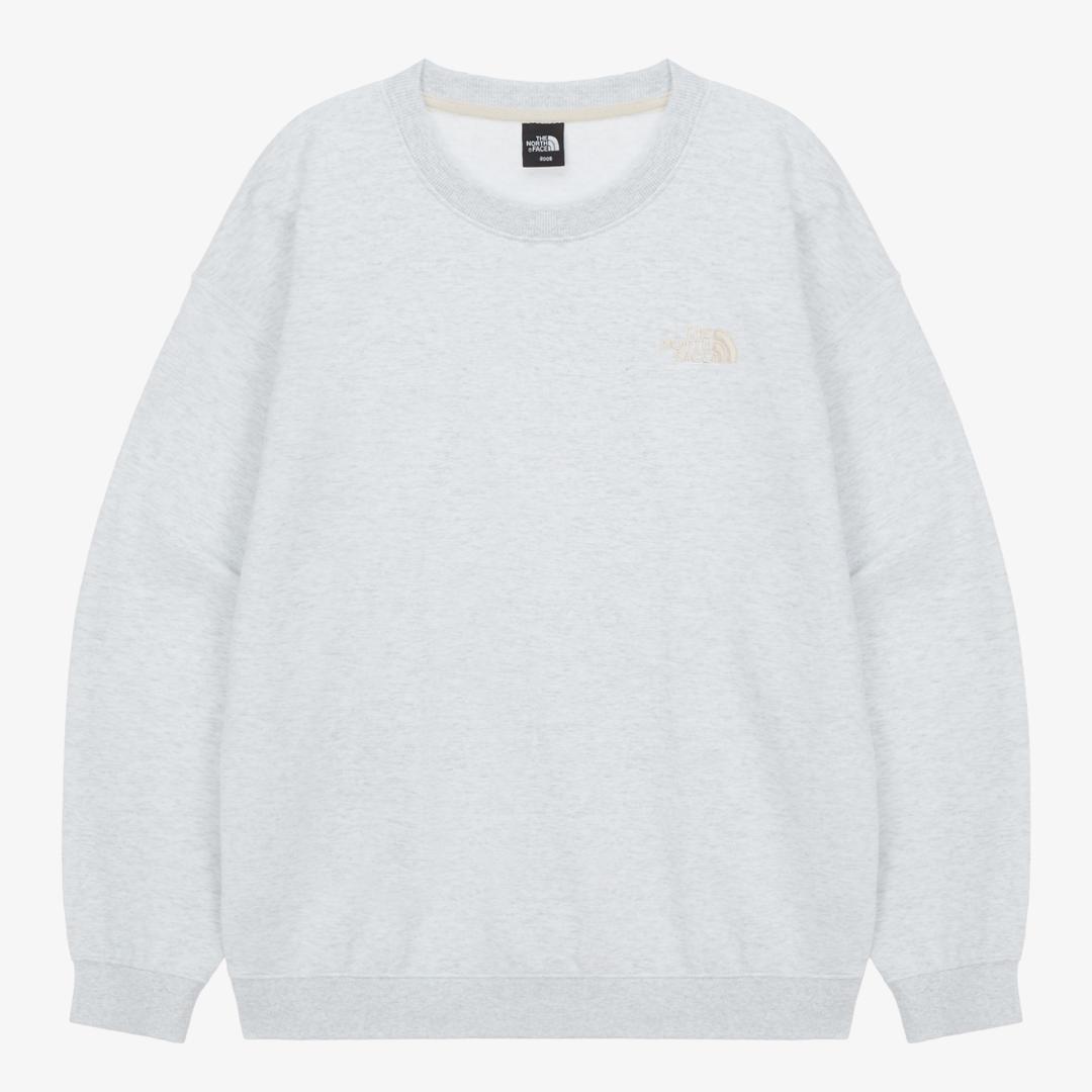 韓国　新品　ノースフェイス　トレーナー XL　グレー　国内未入荷　ロゴ 正規品