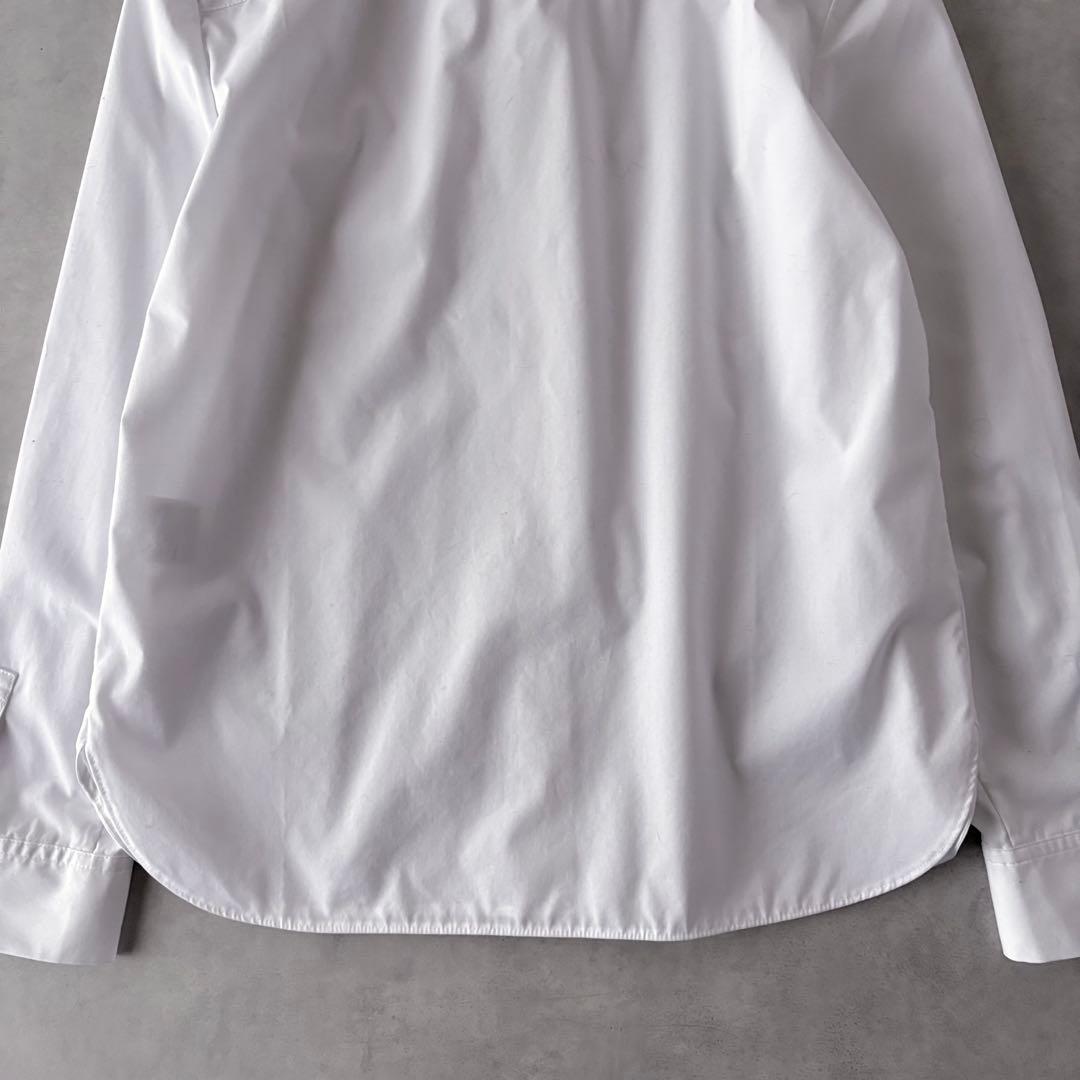 極美品　定価29,700円　セオリーリュクス　長袖　フリルブラウス　バンドカラー