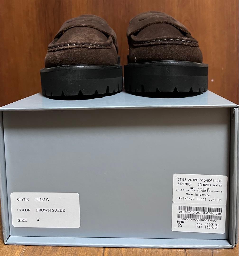 新品deuxieme classe別注 カミナンド スエードローファー 9