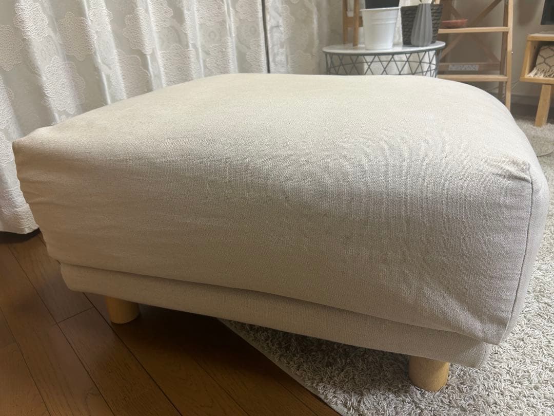 もちぽにょ様　無印　オットマン 幅80cm