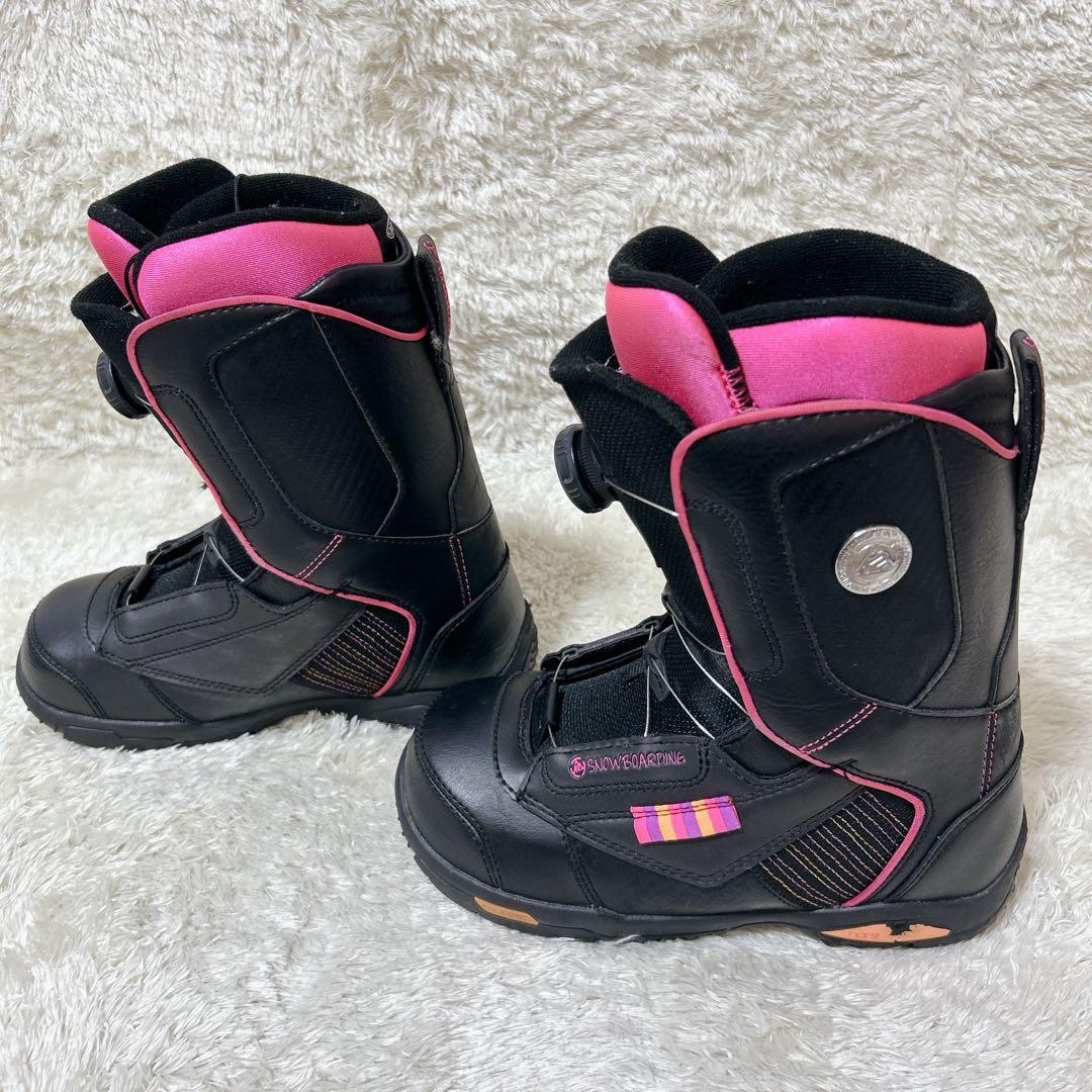 K2 TRANSIT スノーボードブーツ ブラック　ピンク　BOA　23
