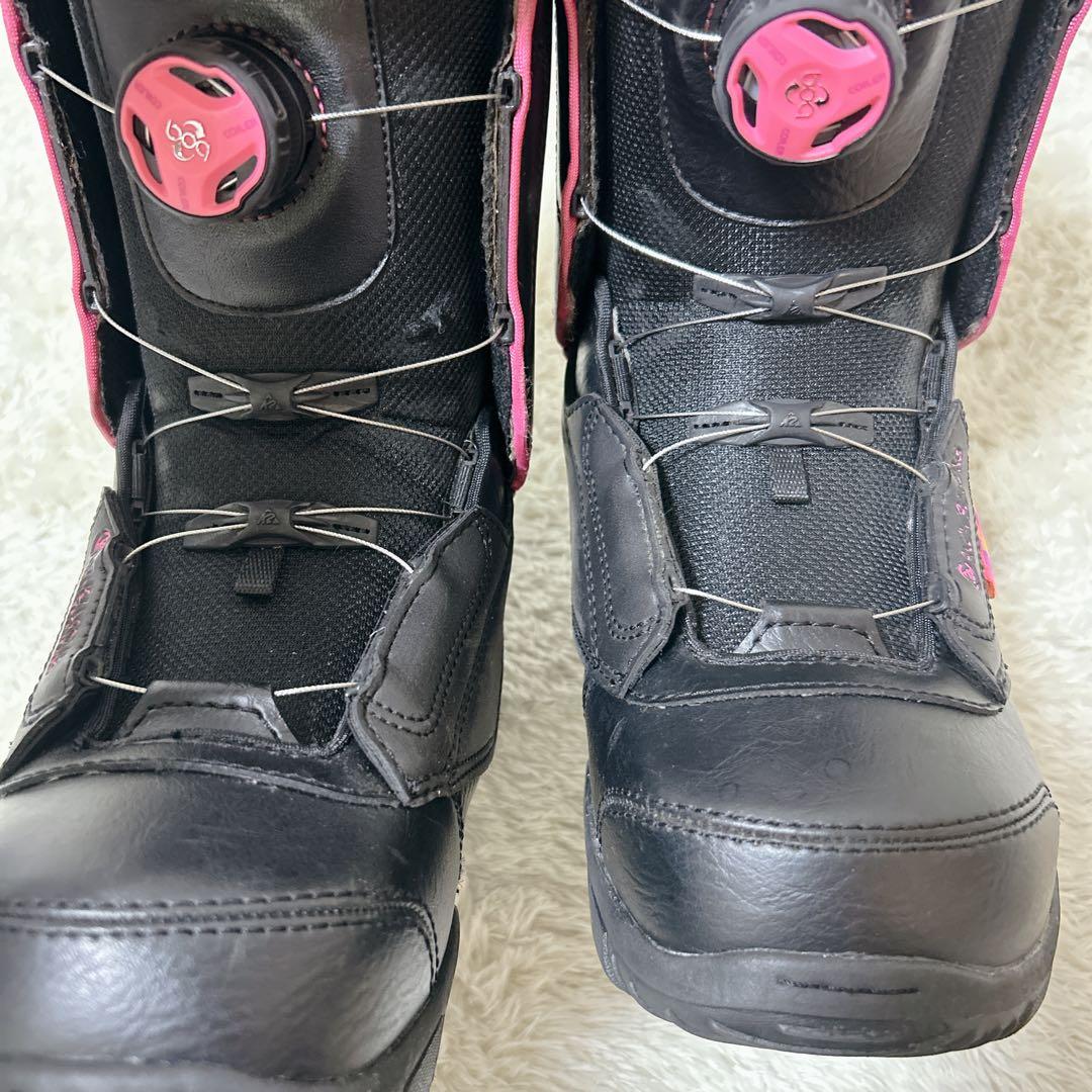 K2 TRANSIT スノーボードブーツ ブラック　ピンク　BOA　23