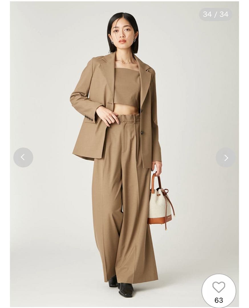 【タグ付き】 FRAY I.D シングルテーラードジャケット CML 0サイズ