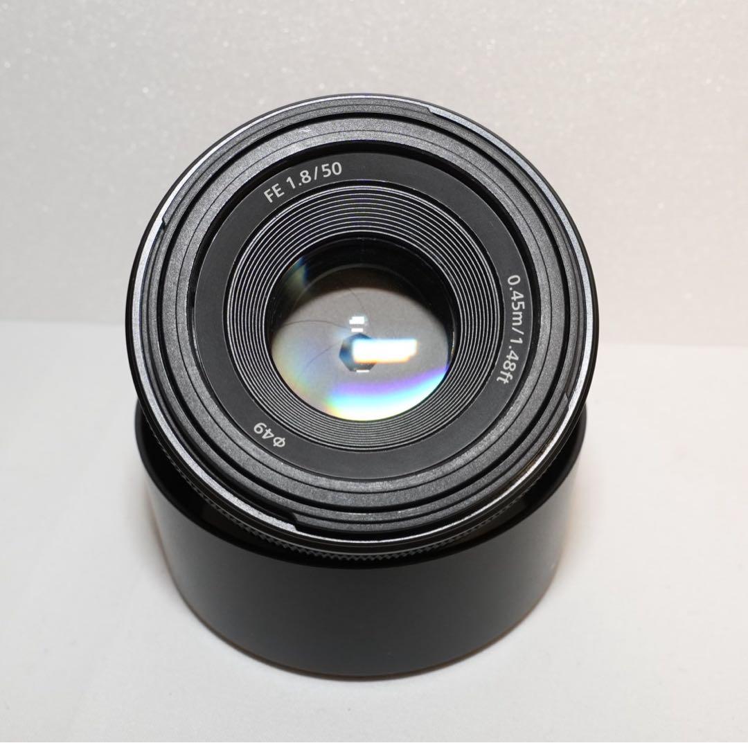 【極美品】SONY FE 50mm F1.8 単焦点 SEL50F18F