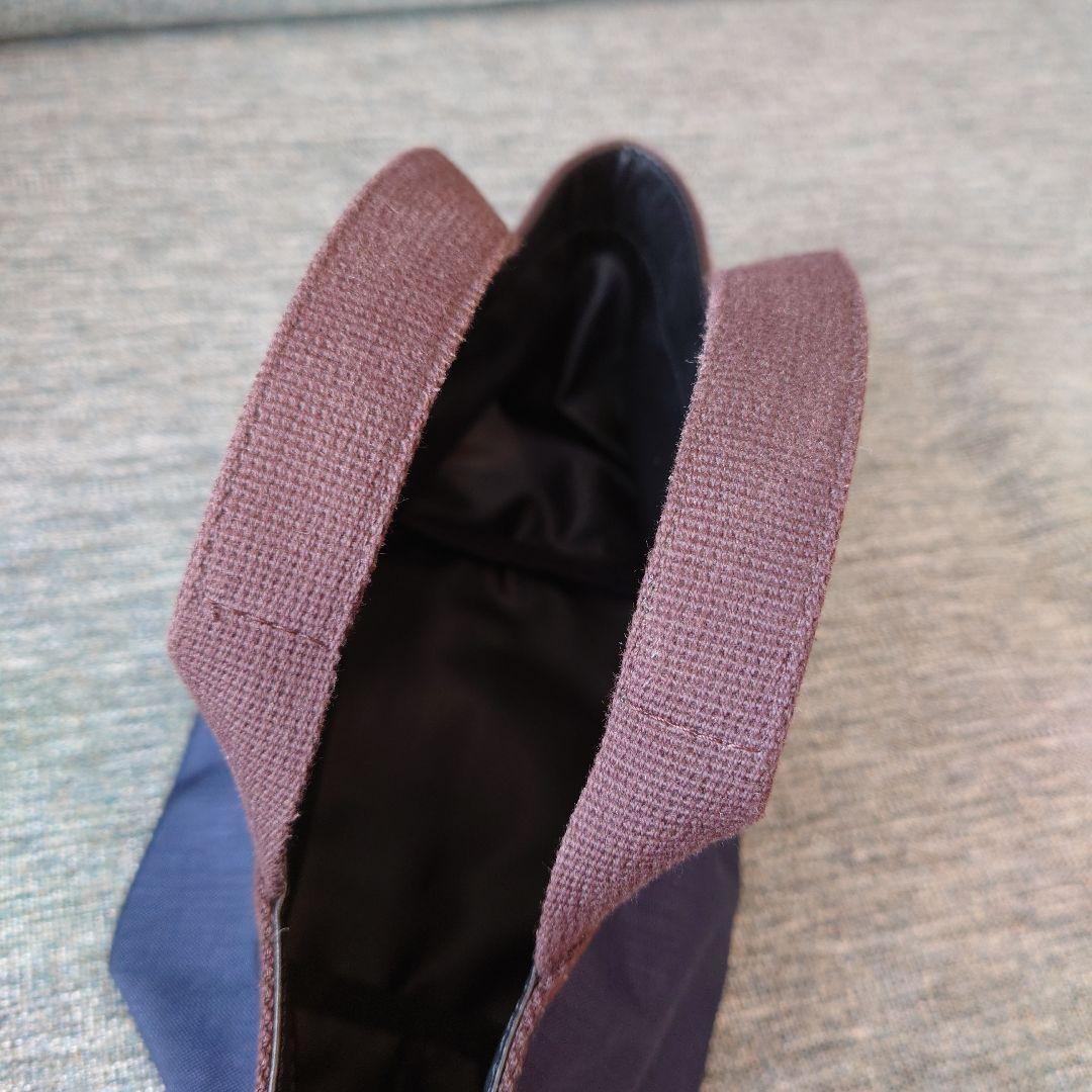 エルベシャプリエ 701C 舟型 トート Sサイズ ネイビー モカ