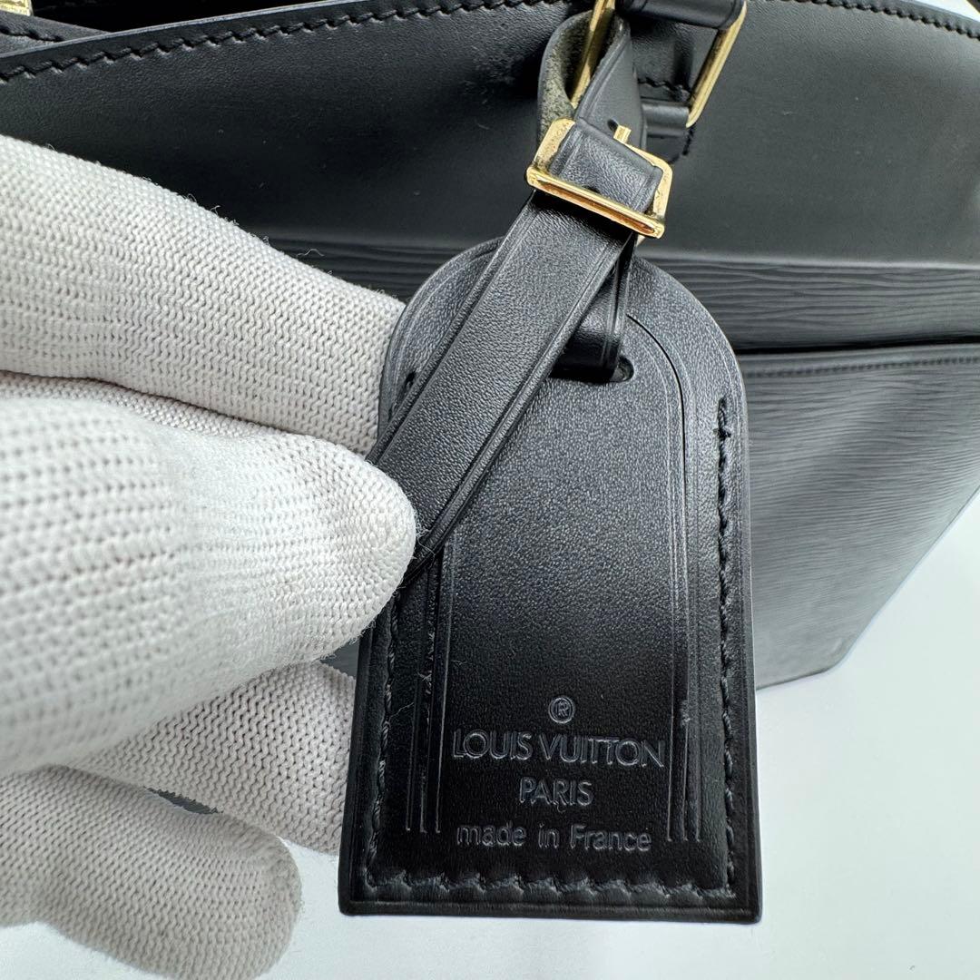 ルイヴィトン エピ リヴィエラ レザー ハンドバッグ ビジネス ブラック