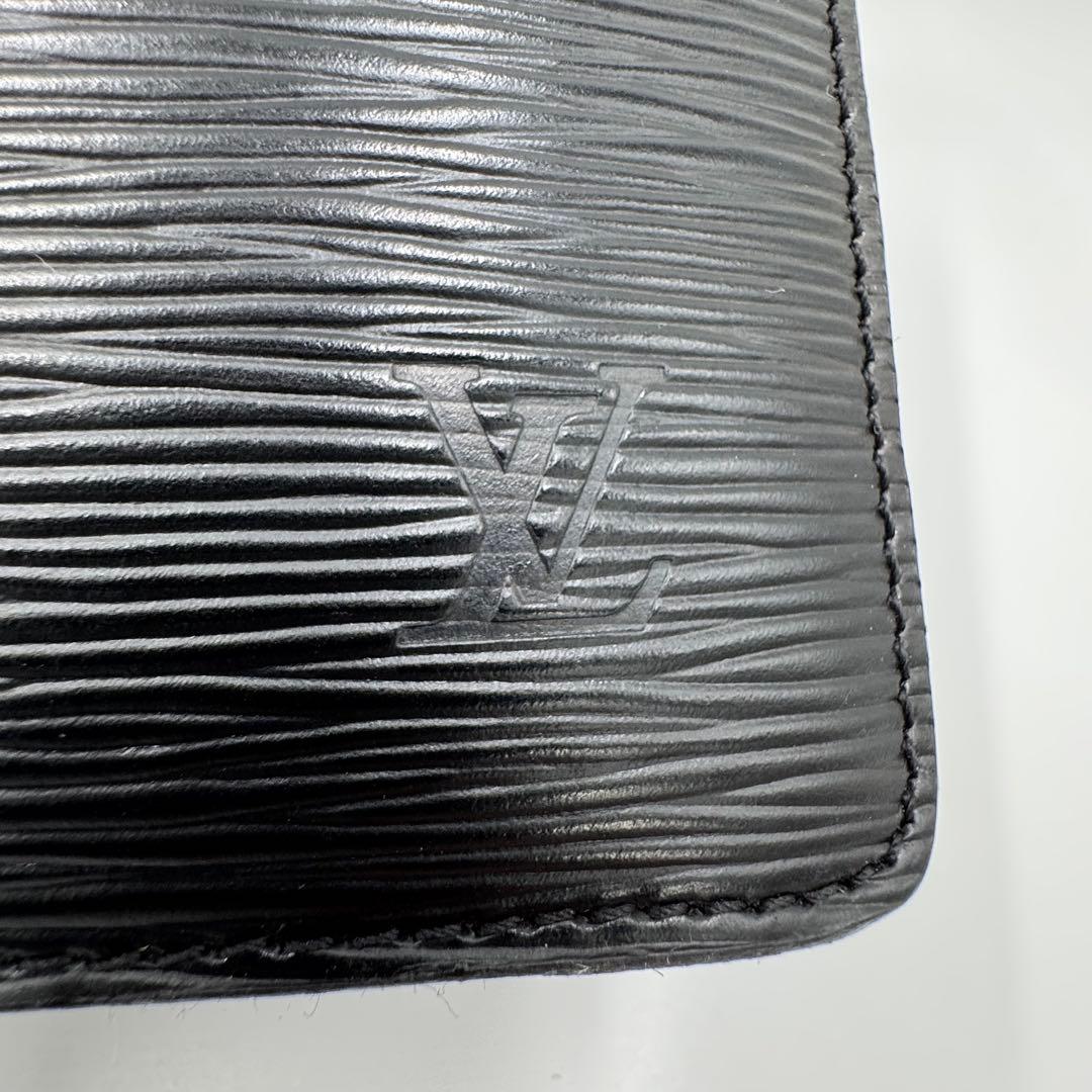 ルイヴィトン エピ リヴィエラ レザー ハンドバッグ ビジネス ブラック