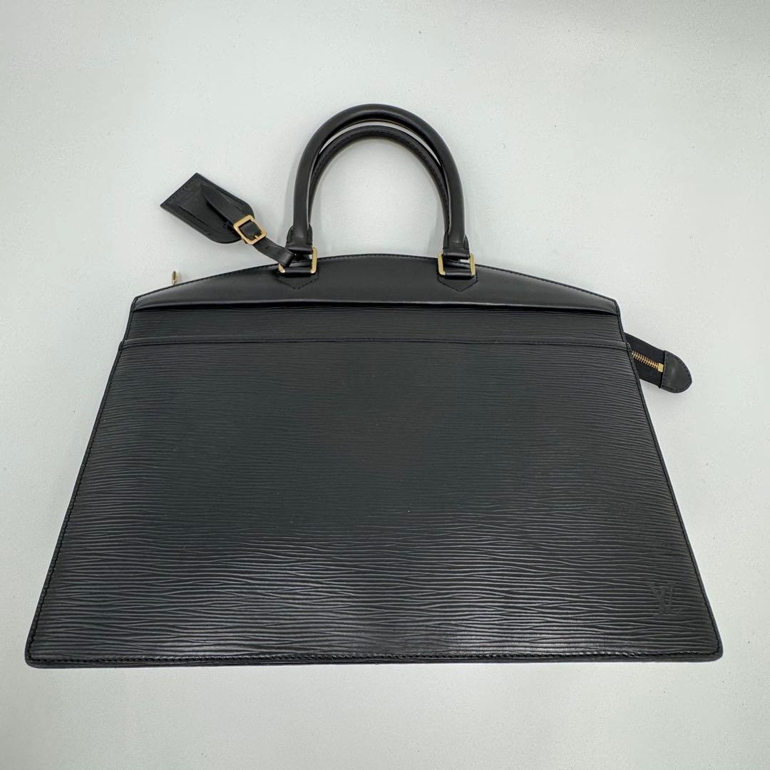 ルイヴィトン エピ リヴィエラ レザー ハンドバッグ ビジネス ブラック