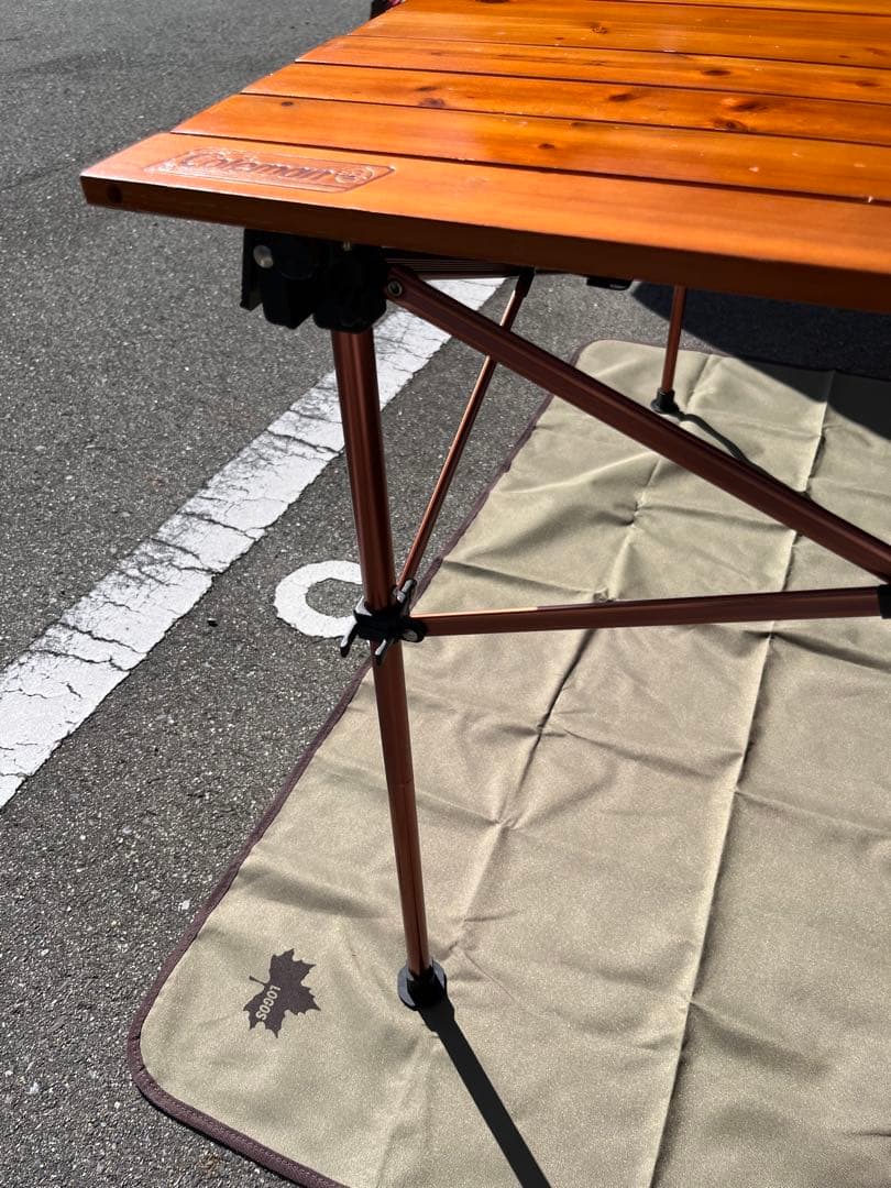 コールマン　ナチュラルウッドロールテーブル クラシック