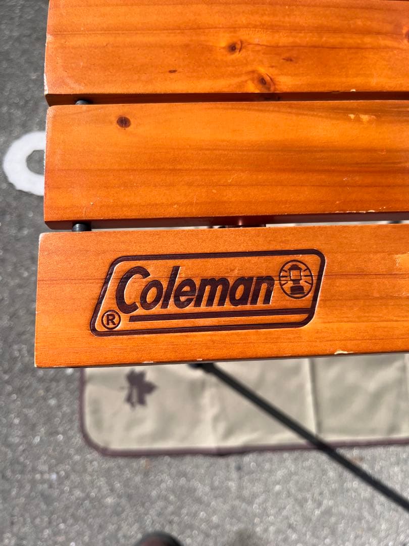 コールマン　ナチュラルウッドロールテーブル クラシック