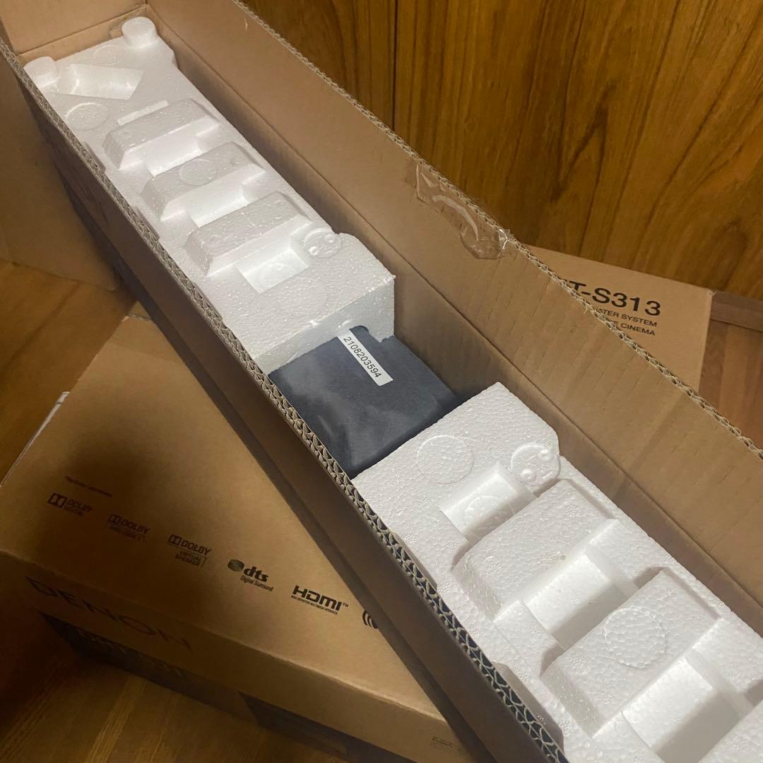 完品 Denon ホームシアタースピーカー DHT-S313 サブウーファー