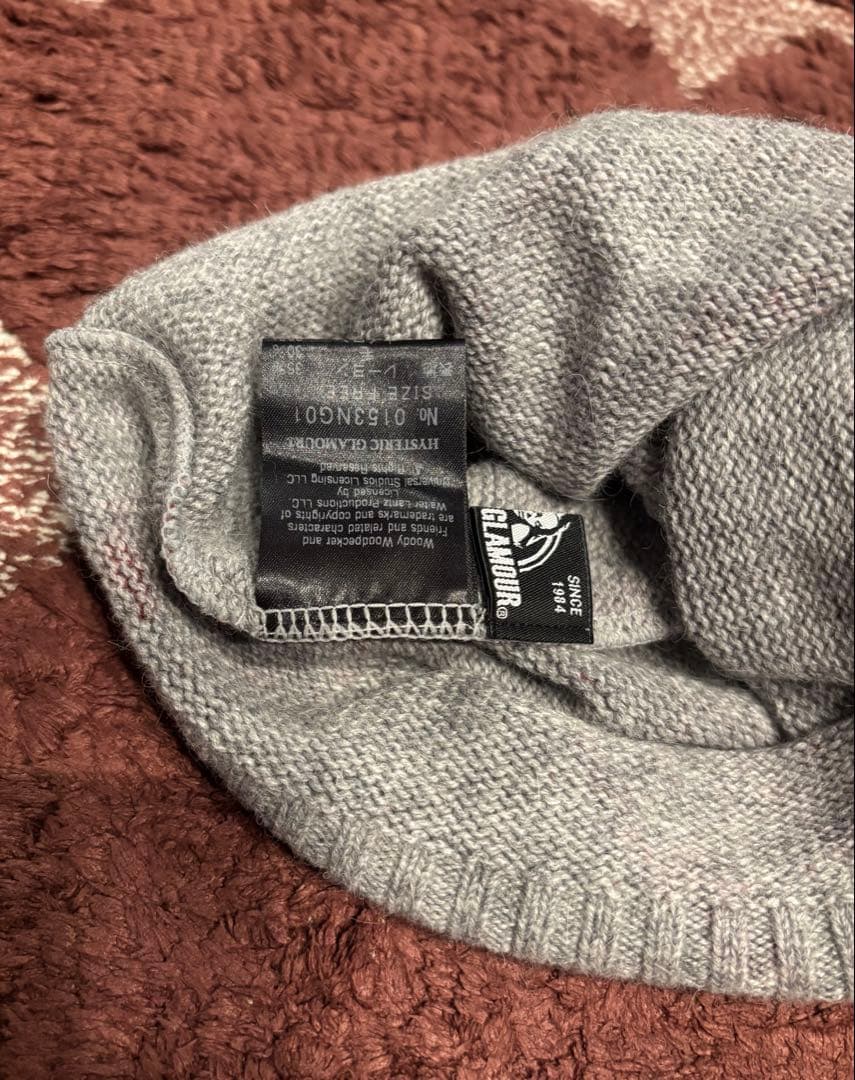 ヒステリックグラマー希少！チリーウィリー ボンボン ニットキャップ　ビーニー