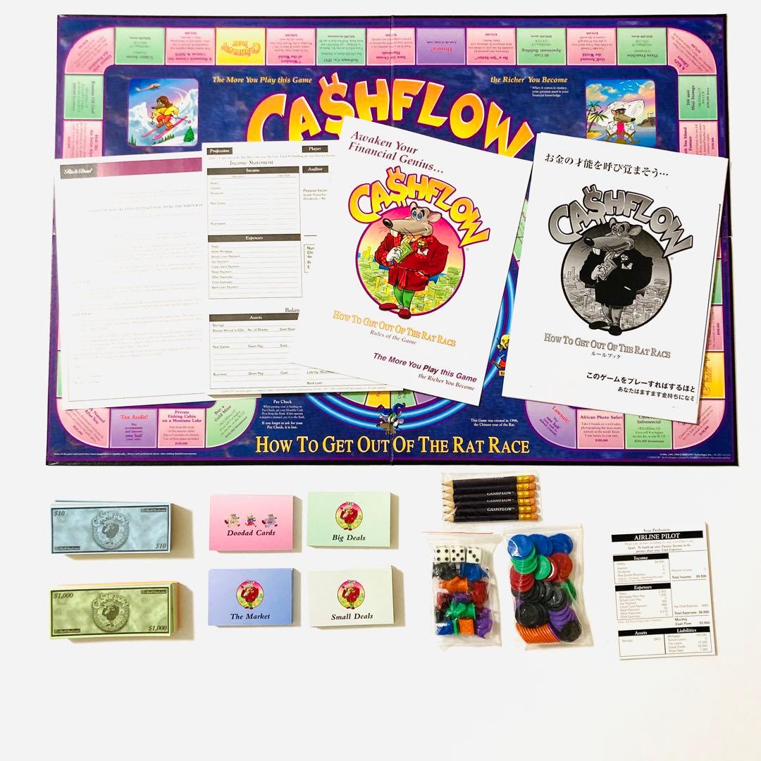 【美品 日本語版説明書コピー付き】キャッシュフロー101英語版