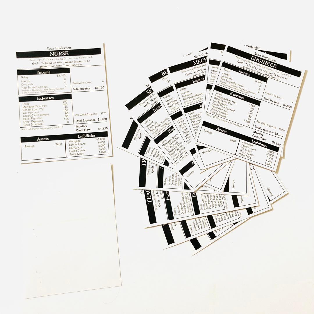 【美品 日本語版説明書コピー付き】キャッシュフロー101英語版