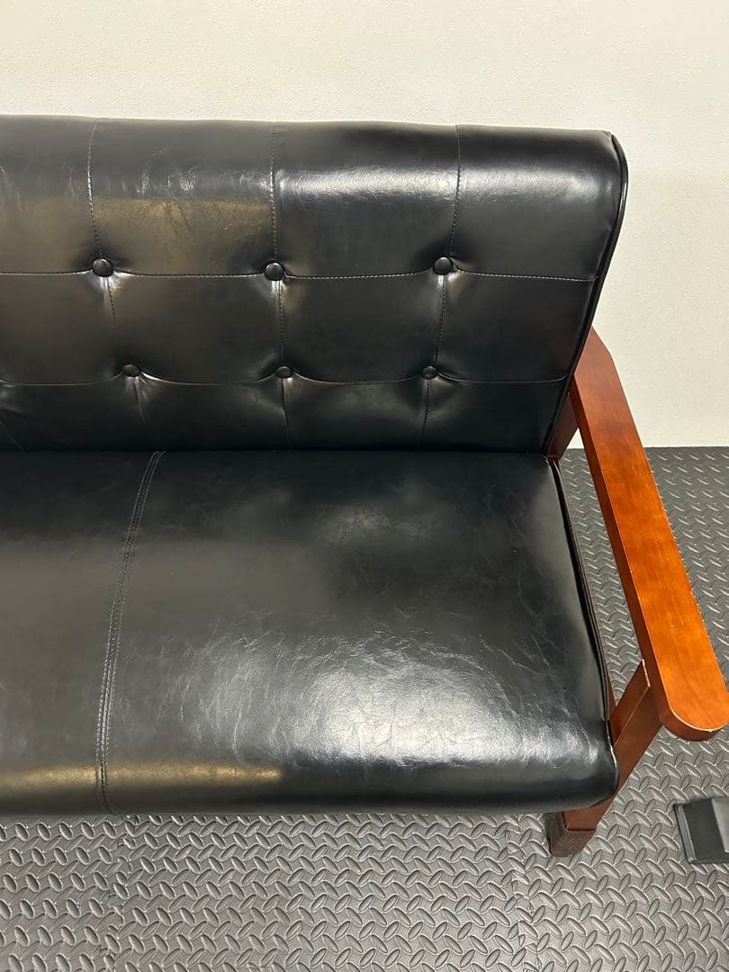 カリモク風　2人掛けソファ