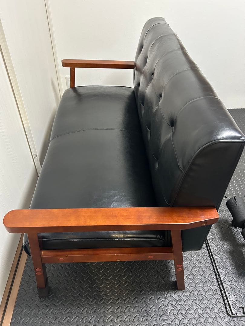 カリモク風　2人掛けソファ