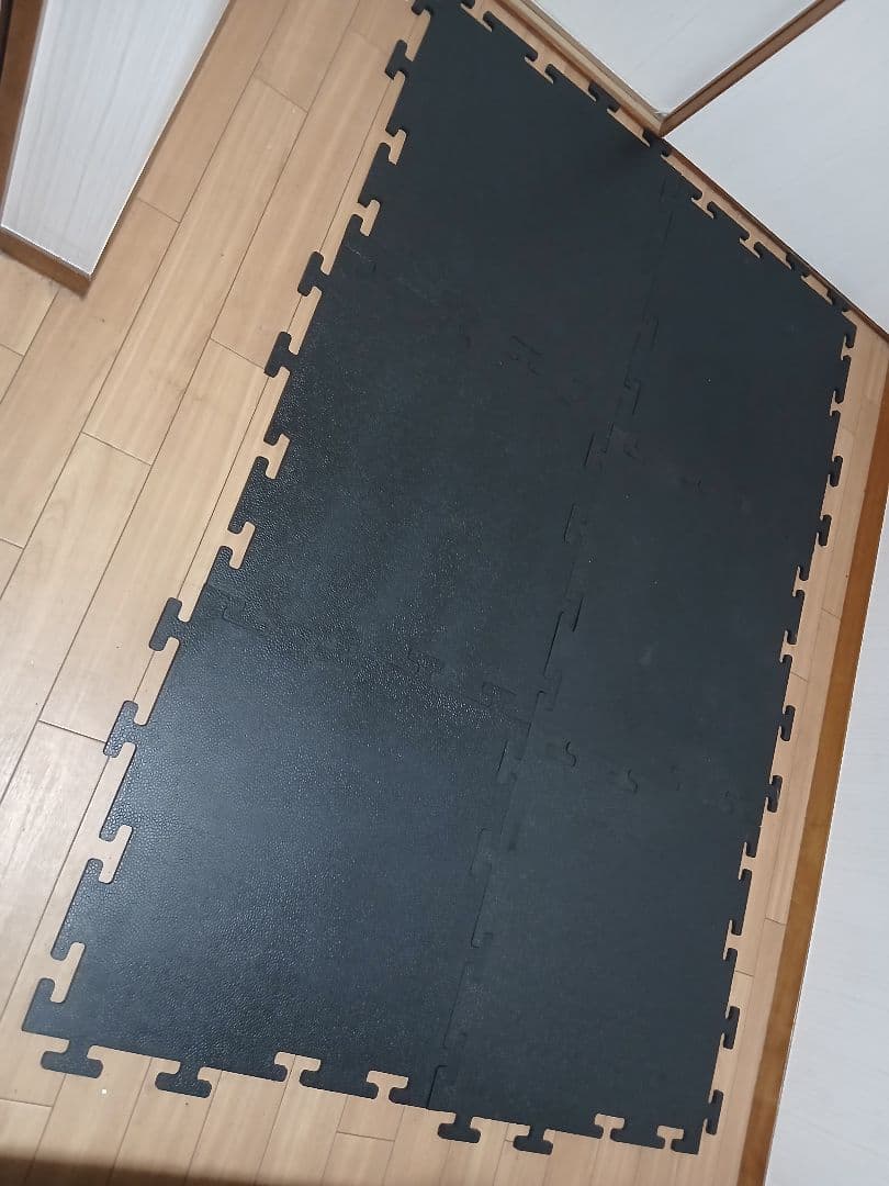 IVANKO(イヴァンコ) ブラックラバーフロアマットセンター 6枚 CTR-4