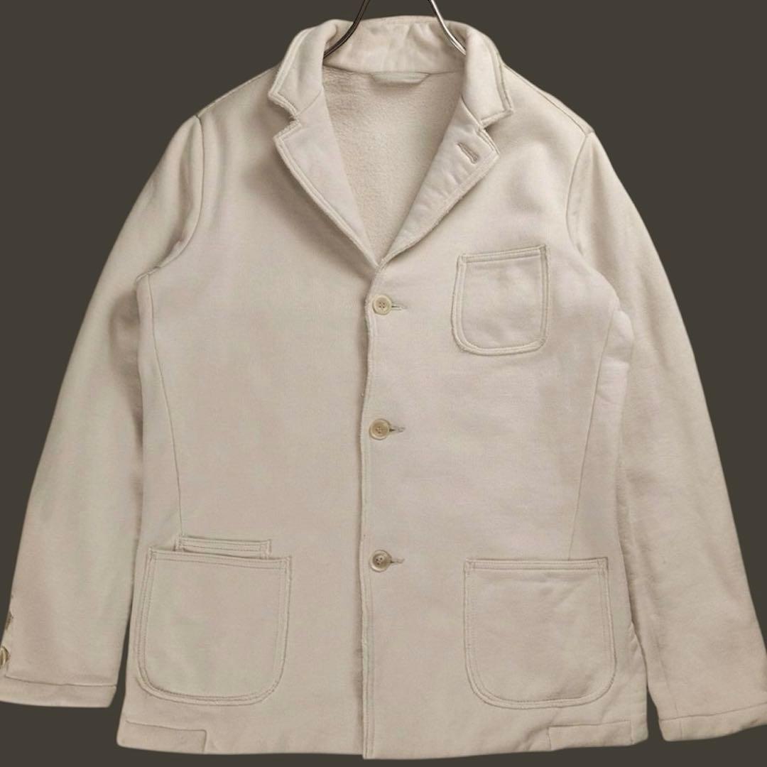 現行✨45R 裏起毛 スウェットジャケット コットン 洗える R刺繡 2Way