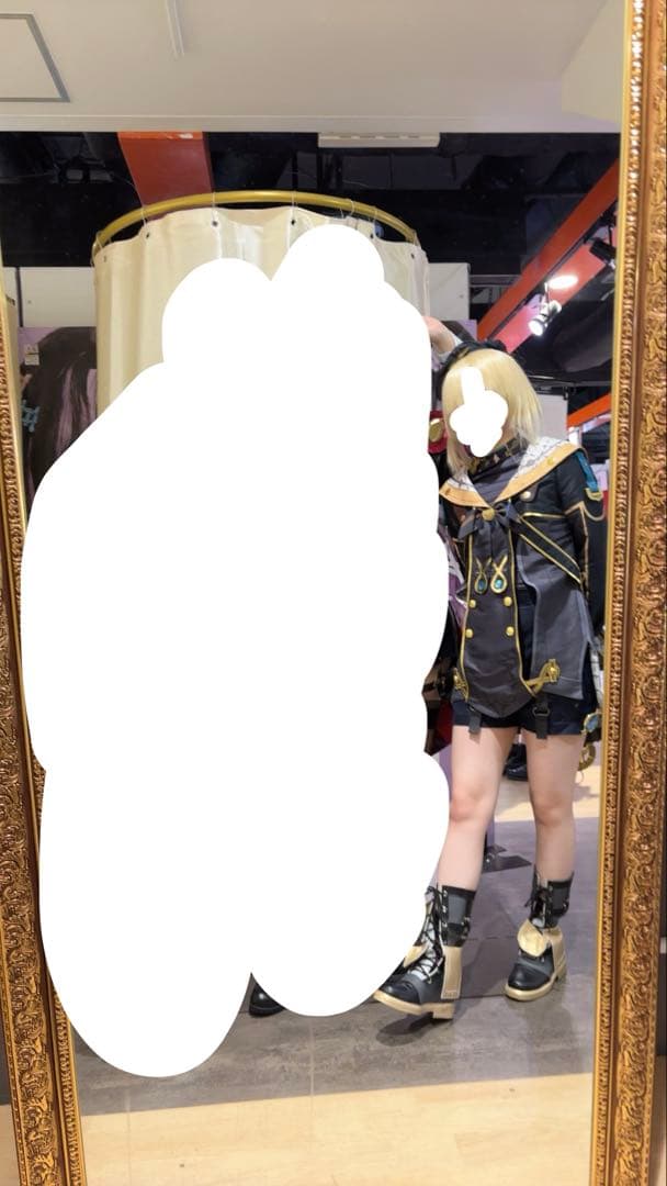 原神 フレミネ XS コスプレ衣装 靴 ウィッグ