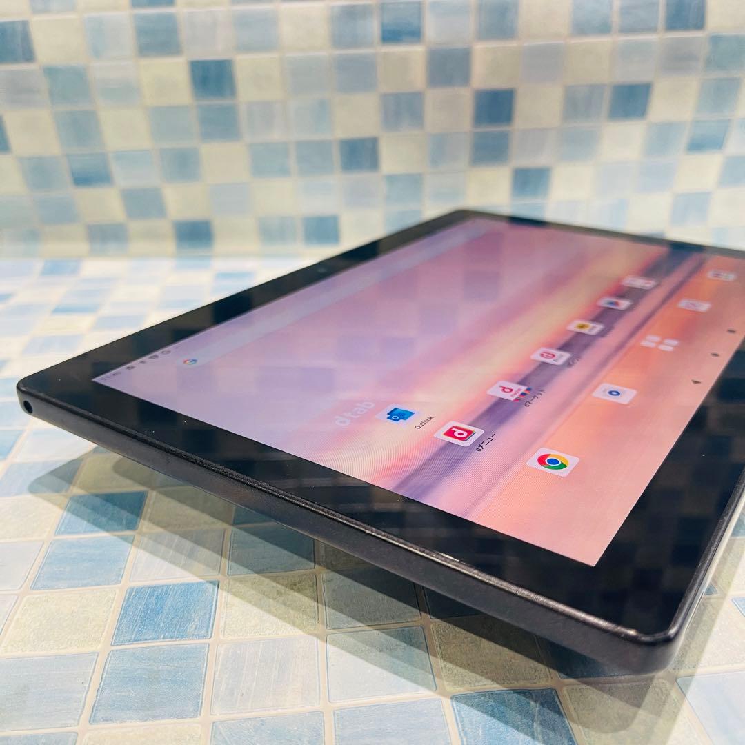 SIMフリー docomo d-tab d-41A 64GB ブラック 電池良好