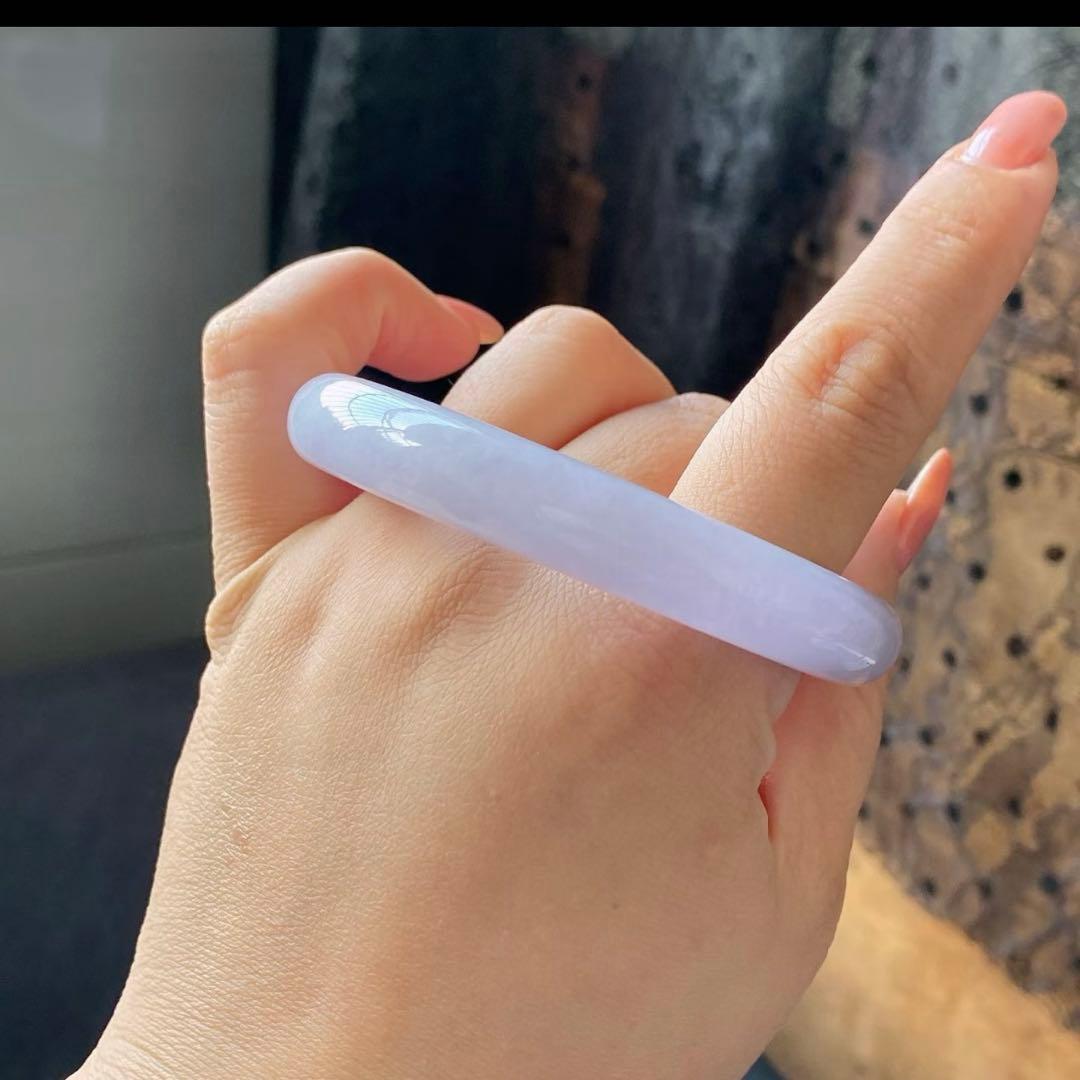 本翡翠、春彩小さいバングル　〜52.5