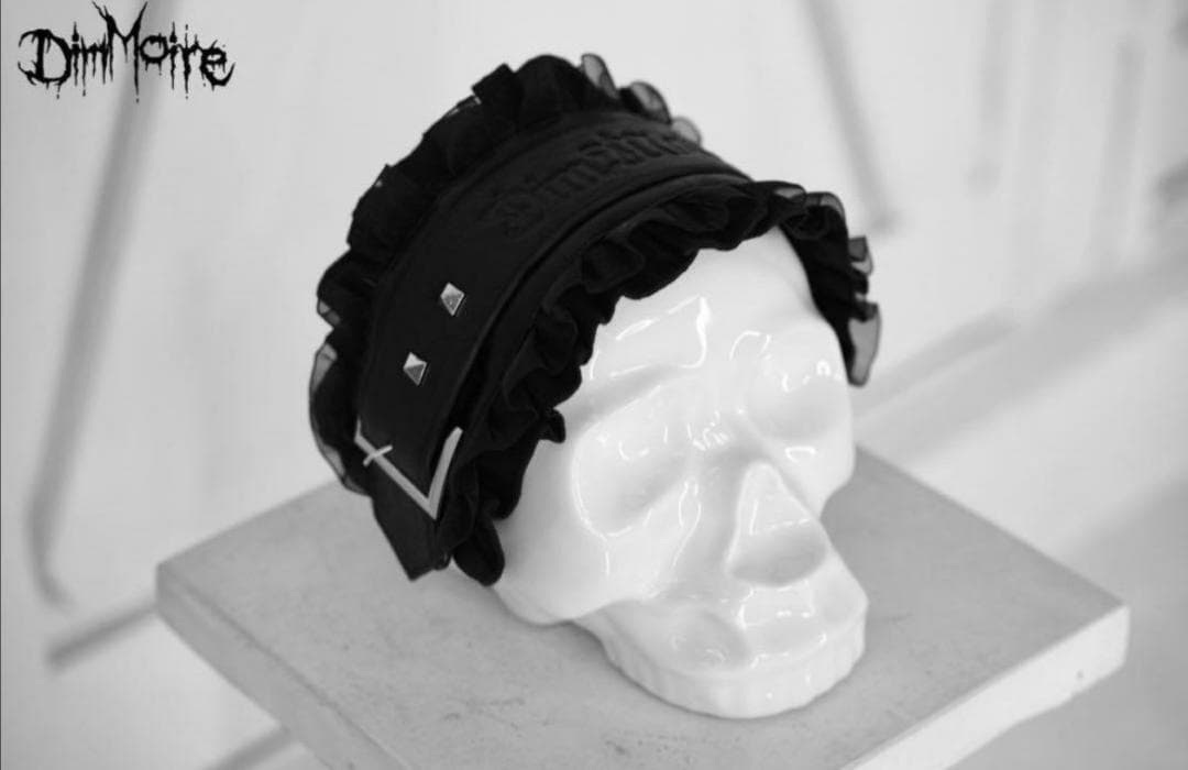 21時まで大特価【15日限定値下】Dimmoire 刻印ヘッドドレス black