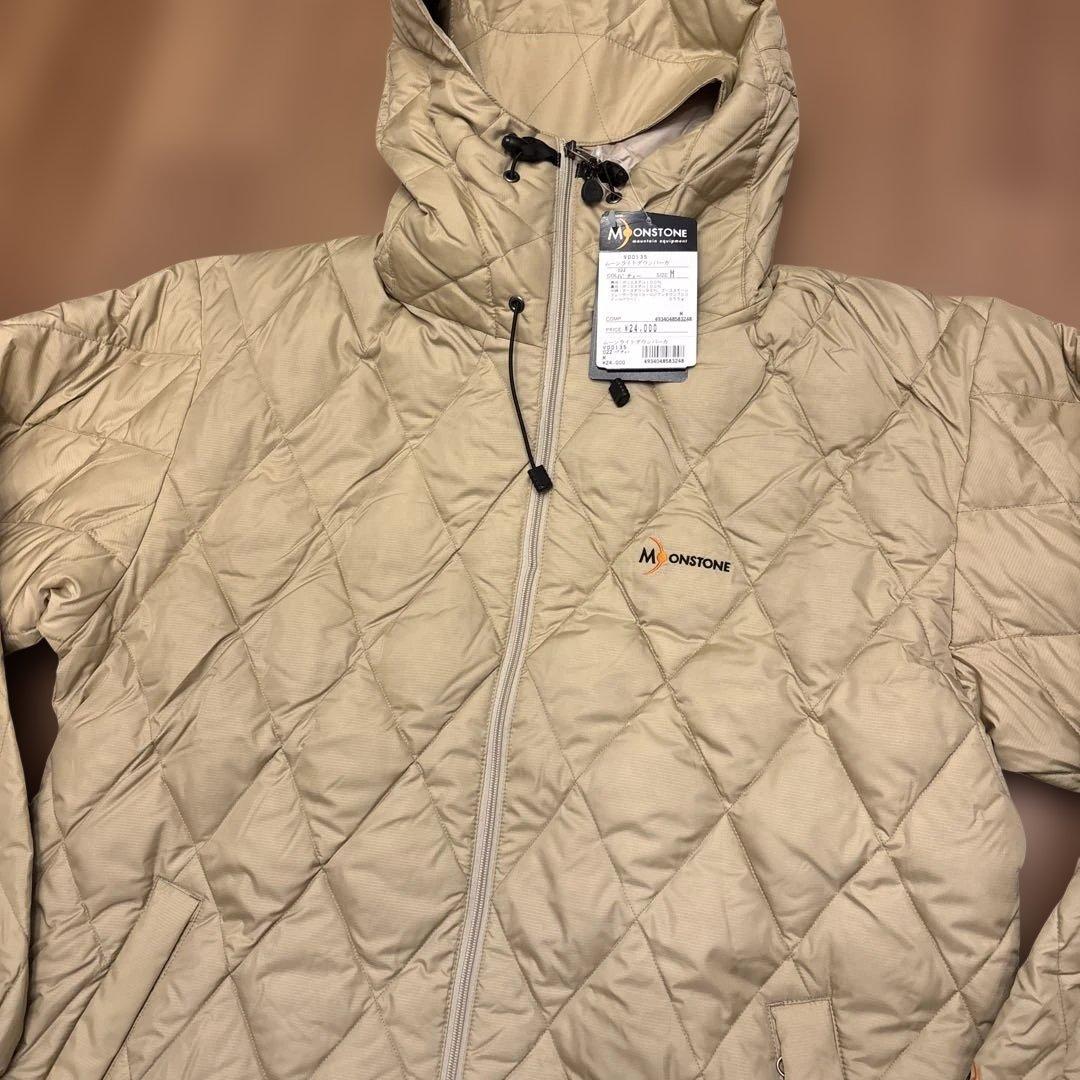 Moonstone ベージュ　キルティングダウンジャケット　未使用　M 00's