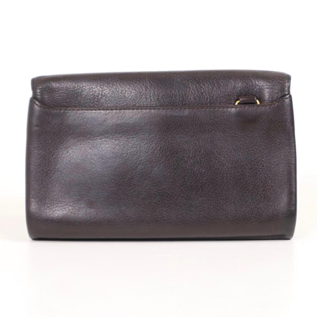 DELVAUX デルヴォー メタルロゴ付 三つ折りレザー長財布 フランス製