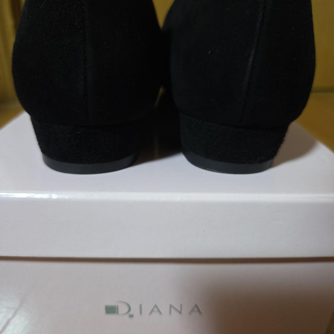 K*様 【新品未使用】ダイアナ DIANA ローヒール フラットパンプス ブラッ