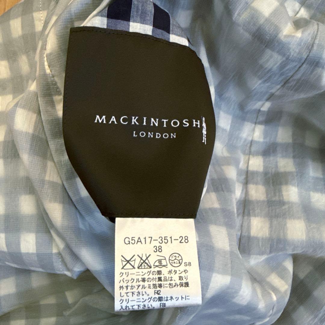 【新品未着用】マッキントッシュ ロンドン★レインコート38