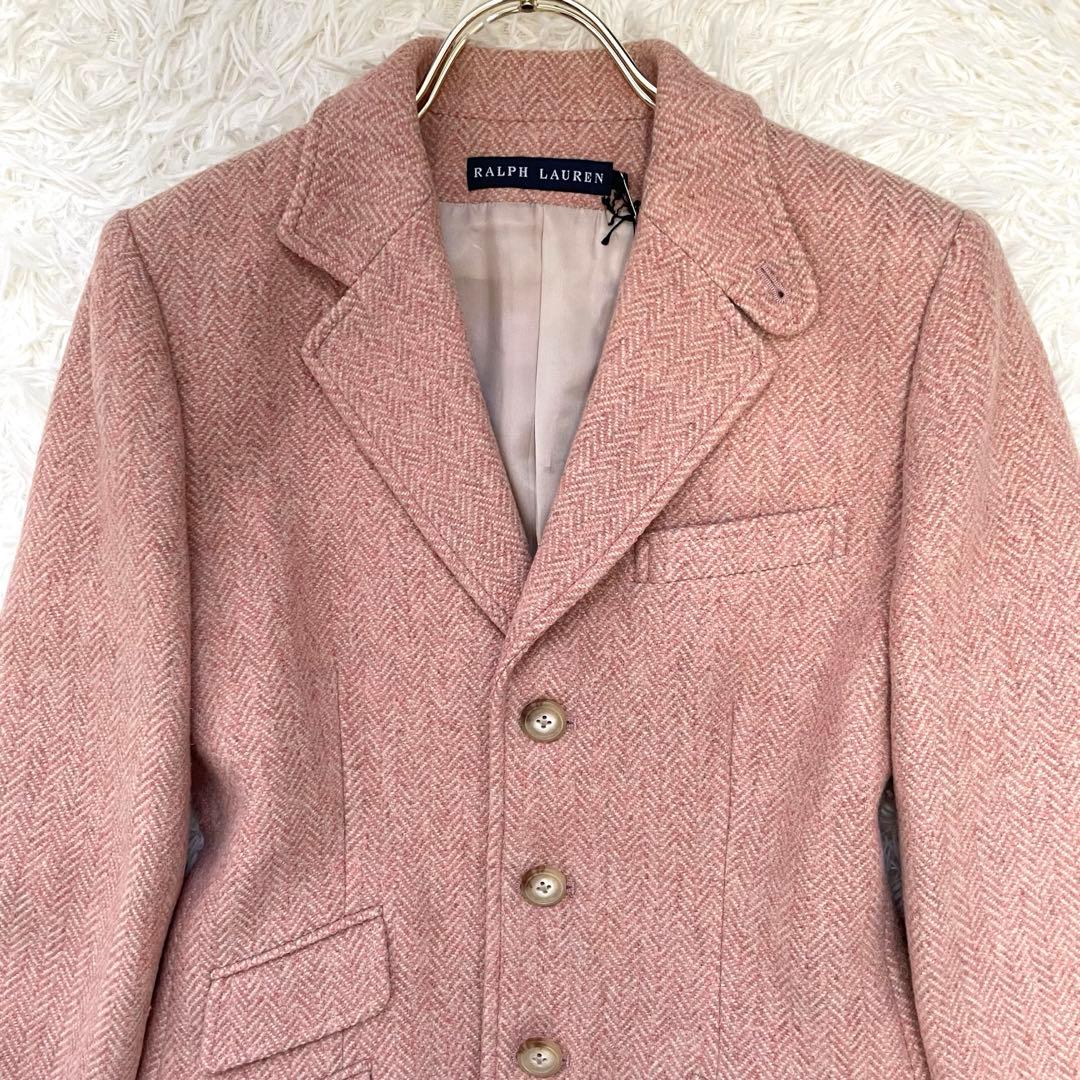 MIYABI☆ラルフローレン ツイードジャケット テーラード ピンク 11