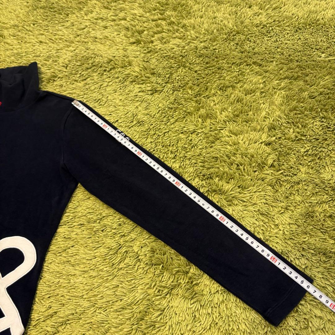 and per se アンパスィ長袖ハイネック モックネック ネイビー Mサイズ