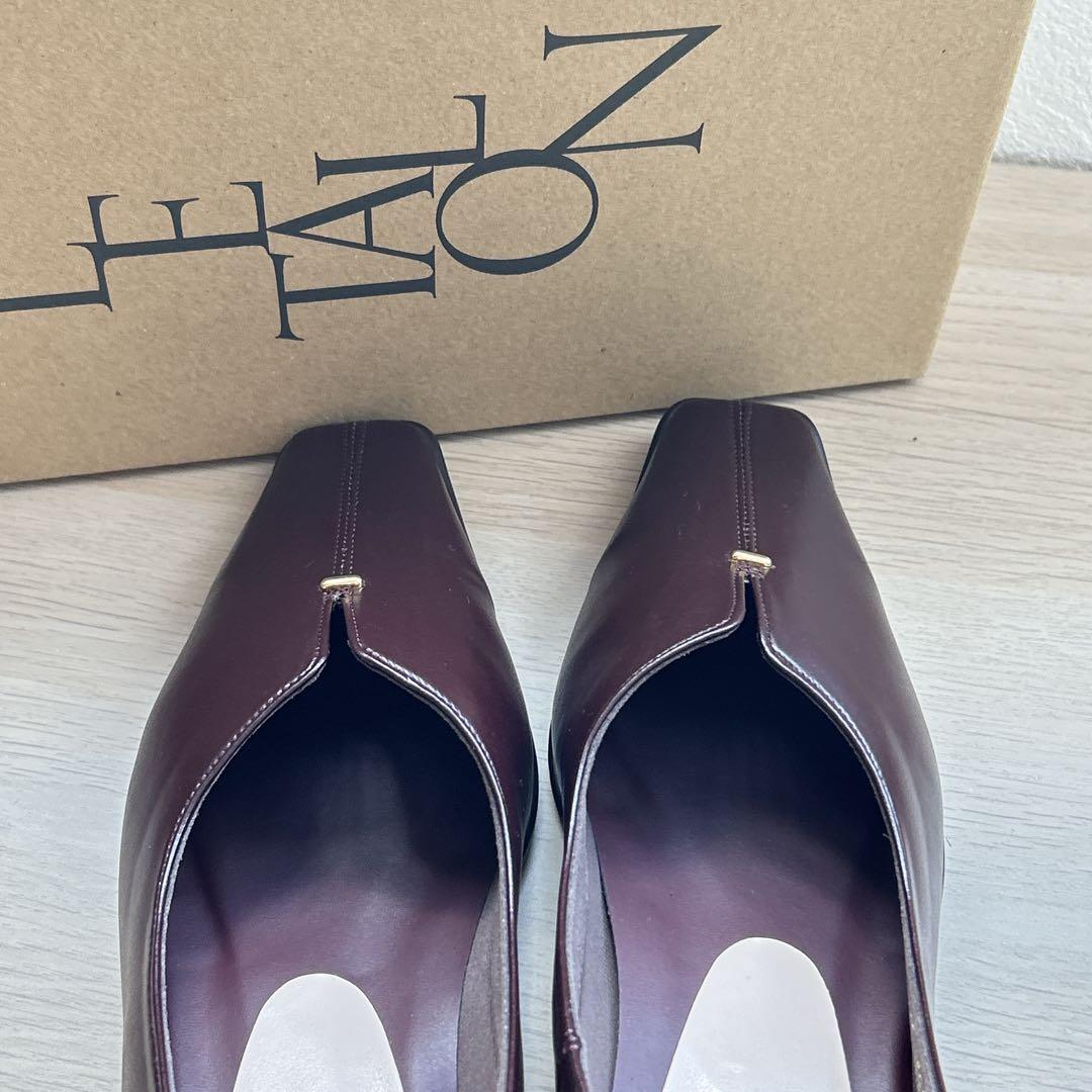 【新品未使用】ルタロン　スクエア　スリット　フラット　パンプス　ローファー　現行