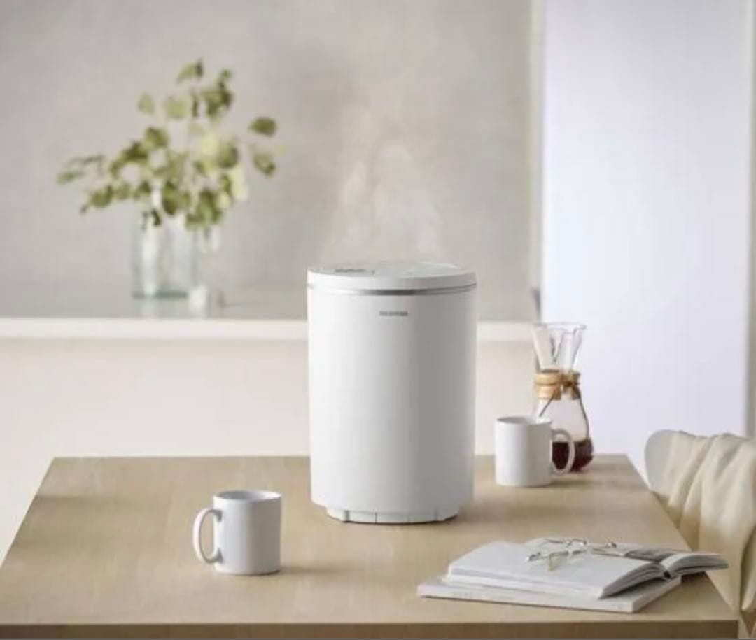 IRIS OHYAMA スチーム式加湿器 3.0L AHM-MH60-ホワイト